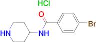 4-Bromo-N-(piperidin-4-yl)benzamide hydrochloride