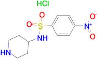 4-Nitro-N-(piperidin-4-yl)benzenesulfonamide hydrochloride