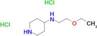 N-(2-Ethoxyethyl)piperidin-4-amine dihydrochloride