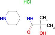 2-Hydroxy-2-methyl-N-(piperidin-4-yl)propanamide hydrochloride