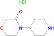 4-(Piperidin-4-yl)morpholin-3-one hydrochloride