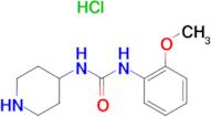 1-(2-Methoxyphenyl)-3-(piperidin-4-yl)urea hydrochloride