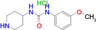 1-(3-Methoxyphenyl)-3-(piperidin-4-yl)urea hydrochloride