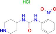 1-(2-Nitrophenyl)-3-(piperidin-4-yl)ureahydrochloride