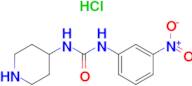 1-(3-Nitrophenyl)-3-(piperidin-4-yl)ureahydrochloride