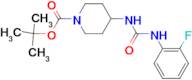 tert-Butyl 4-[3-(2-fluorophenyl)ureido]piperidine-1-carboxylate