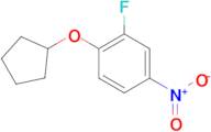 1-(Cyclopentyloxy)-2-fluoro-4-nitrobenzene