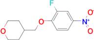 4-[(2-Fluoro-4-nitrophenoxy)methyl]tetrahydro-2H-pyran