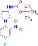 (S)-tert-Butyl 1-(4-fluoro-2-nitrophenyl)pyrrolidin-3-ylcarbamate