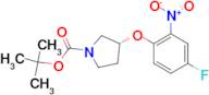 (R)-tert-Butyl 3-(4-fluoro-2-nitrophenoxy)pyrrolidine-1-carboxylate