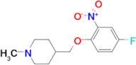 4-[(4-Fluoro-2-nitrophenoxy)methyl]-1-methylpiperidine