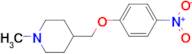 1-Methyl-4-[(4-nitrophenoxy)methyl]piperidine