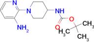 tert-Butyl 1-(3-aminopyridin-2-yl)piperidin-4-ylcarbamate