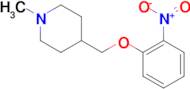 1-Methyl-4-[(2-nitrophenoxy)methyl]piperidine