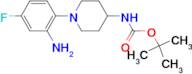 tert-Butyl 1-(2-amino-4-fluorophenyl)piperidin-4-ylcarbamate