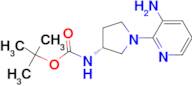 (R)-tert-Butyl 1-(3-aminopyridin-2-yl)pyrrolidin-3-ylcarbamate