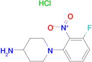 1-(3-Fluoro-2-nitrophenyl)piperidin-4-amine hydrochloride