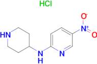 5-Nitro-N-(piperidin-4-yl)pyridin-2-amine hydrochloride