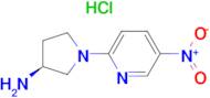 (S)-1-(5-Nitropyridin-2-yl)pyrrolidin-3-amine hydrochloride