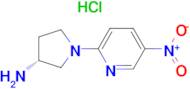 (R)-1-(5-Nitropyridin-2-yl)pyrrolidin-3-amine hydrochloride