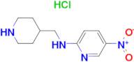 5-Nitro-N-(piperidin-4-ylmethyl)pyridin-2-amine hydrochloride