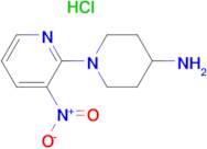 1-(3-Nitropyridin-2-yl)piperidin-4-aminehydrochloride