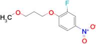 2-Fluoro-1-(3-methoxypropoxy)-4-nitrobenzene