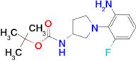 (R)-tert-Butyl 1-(2-amino-6-fluorophenyl)pyrrolidin-3-ylcarbamate