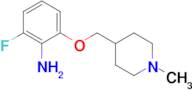 2-Fluoro-6-[(1-methylpiperidin-4-yl)methoxy]aniline