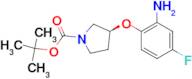 (S)-tert-Butyl 3-(2-amino-4-fluorophenoxy)pyrrolidine-1-carboxylate