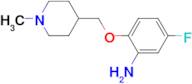 5-Fluoro-2-[(1-methylpiperidin-4-yl)methoxy]aniline