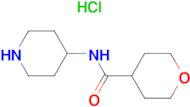 N-(Piperidin-4-yl)-tetrahydro-2H-pyran-4-carboxamide hydrochloride