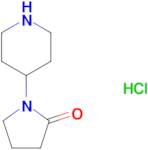 1-(Piperidin-4-yl)pyrrolidin-2-one hydrochloride