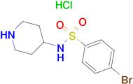 4-Bromo-N-(piperidin-4-yl)benzenesulfonamide hydrochloride