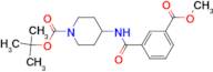 tert-Butyl 4-[3-(methoxycarbonyl)benzamido]piperidine-1-carboxylate