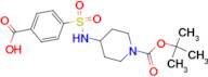 4-[1-(tert-Butoxycarbonyl)piperidin-4-ylaminosulfonyl]benzoic acid