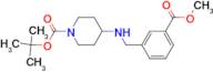 tert-Butyl 4-[3-(methoxycarbonyl)benzylamino]piperidine-1-carboxylate