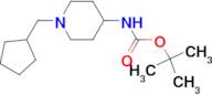 tert-Butyl 1-(cyclopentylmethyl)piperidin-4-ylcarbamate