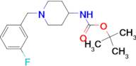 tert-Butyl 1-(3-fluorobenzyl)piperidin-4-ylcarbamate