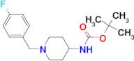 tert-Butyl 1-(4-fluorobenzyl)piperidin-4-ylcarbamate