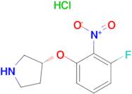 (R)-3-(3-Fluoro-2-nitrophenoxy)pyrrolidine hydrochloride