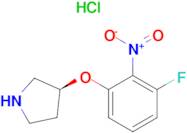 (S)-3-(3-Fluoro-2-nitrophenoxy)pyrrolidine hydrochloride