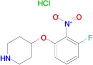 4-(3-Fluoro-2-nitrophenoxy)piperidine hydrochloride