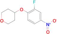 4-(2-Fluoro-4-nitrophenoxy)tetrahydro-2H-pyran