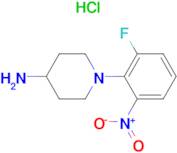 1-(2-Fluoro-6-nitrophenyl)piperidin-4-amine hydrochloride