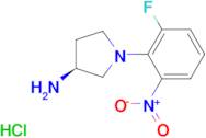 (S)-1-(2-Fluoro-6-nitrophenyl)pyrrolidin-3-amine hydrochloride