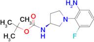 (S)-tert-Butyl 1-(2-amino-6-fluorophenyl)pyrrolidin-3-ylcarbamate