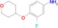 3-Fluoro-4-(tetrahydro-2H-pyran-4-yloxy)aniline