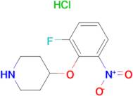 4-(2-Fluoro-6-nitrophenoxy)piperidine hydrochloride