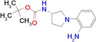 (S)-tert-Butyl 1-(2-aminophenyl)pyrrolidin-3-ylcarbamate